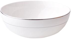 Maza bļoda Ambition Aura Silver, balta krās./sudraba krās., 20 cm, 1.65 l