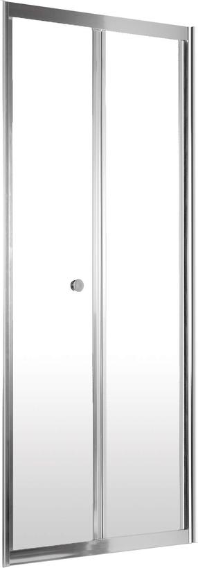 Dušas durvis Deante Jasmin Plus KTJ_022D, 80 cm x 200 cm, caurspīdīga krās./hroma krās./caurspīdīgs