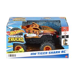 Mängu-atv Mattel Hot Wheels Monster Trucks HW Tiger Shark, oranž v.