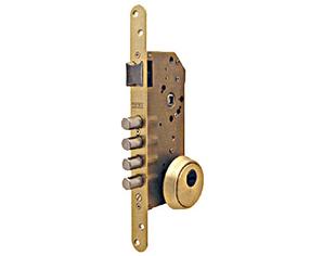 Įleidžiamoji spyna Tesa R200B567L, dengtas žalvariu, 85 mm/50 mm