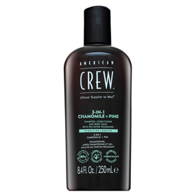 Šampūnas, kondicionierius American Crew 3-in-1 Chamolie + Pine, 250 ml