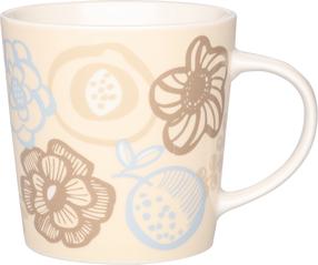 Puodelis Maku Sarka 654842, smėlio sp./šviesiai mėlyna sp., 0.45 l
