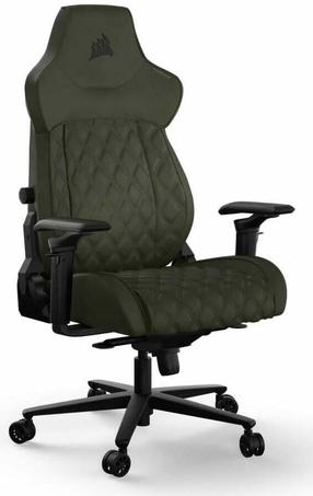 Spēļu krēsls Corsair TC500 LUXE Sherwood, 49 x 59 x 48 - 58 cm, zaļa krās.