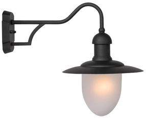 Sieninis lauko šviestuvas Lucide Aruba 11871/01/30, 60W, E27, IP44, juoda sp., 44 cm x 36 cm