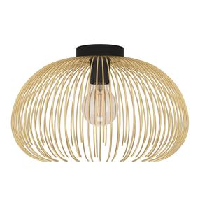 Lampa griesti Eglo Venezuela 900165, E27, 1 x 40 W, zelta krās. / melna krās.