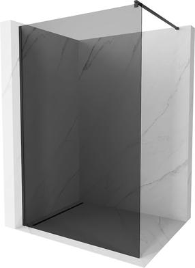 Dušo sienelė Mexen Kioto Walk-In, 120 cm x 200 cm, juoda sp./grafito sp./grūdintas