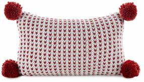 Kalėdinis dekoratyvinės pagalvėlės užvalkalas 104, balta sp./raudona sp., 30 cm x 50 cm
