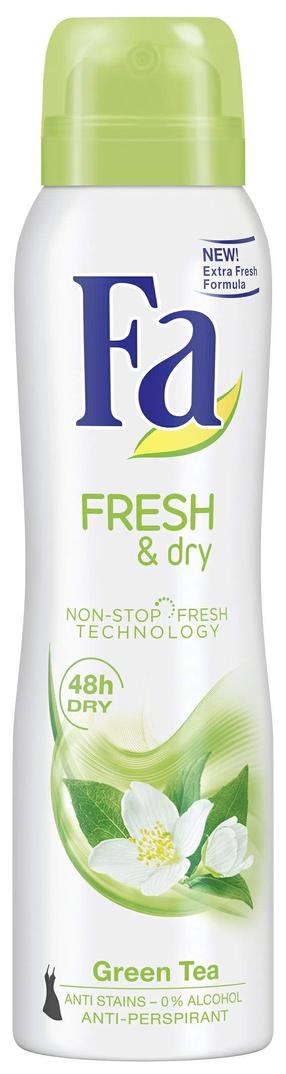 Дезодорант для женщин Fa Green Tea Fresh & Dry, 150 мл