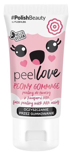 Veido šveitiklis Floslek Peellove Peony Gommage, 75 ml