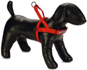 Petnešos šunims Beeztees Harness, raudona sp., 620 - 740 mm x 25 mm, 62-74X25