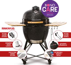Grilis Kamado Bono Grande, juoda sp., 59 cm