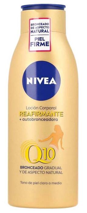 Pašiedeguma losjons Nivea Q10 Firming/Radiance Gradual Tan Moisturiser, 400 ml