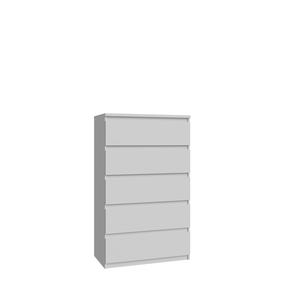 Kummut Domoletti CHLK45-U42, valge v., 128.1 cm x 42.2 cm x 77.2 cm