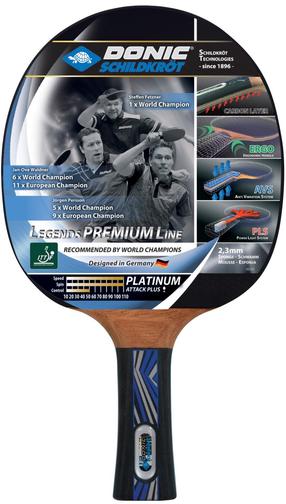 Lauatennise reket Donic Schildkrot Legends Premium Line Platinium 754432