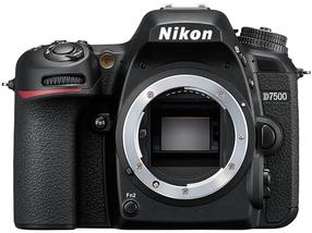 Spoguļkamera Nikon D7500 Body, melna krās.