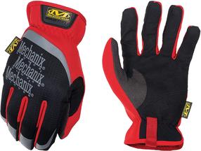 Darbo pirštinės Mechanix Wear FastFit MFF-02-008, juoda sp./raudona sp., S, 2 vnt.
