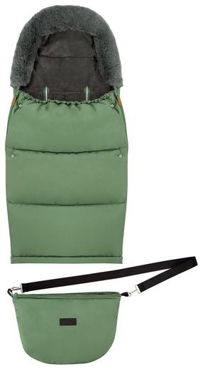 Žieminis miegmaišis kūdikiui Momi Footmuff 2in1 AKCE00051, žalia sp., 107 cm x 48 cm