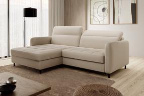 Kampinė sofa Gomsi Manhattan 18, šviesiai ruda sp., kairinė, 165 x 228 cm x 100 cm