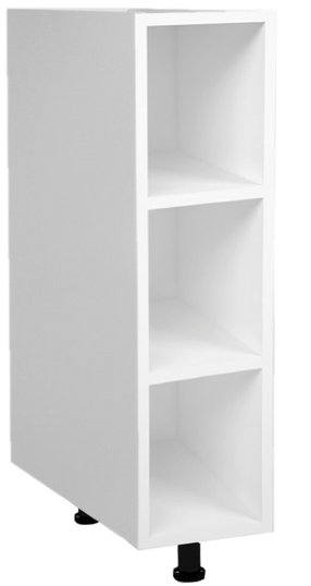 Apatinė virtuvinė spintelė Vento, balta sp., 15 cm x 52 cm x 82 cm