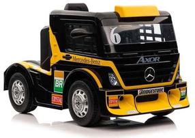 Детский электрогрузовик Lean Cars Mercedes XMX622, черный цв./желтый цв.