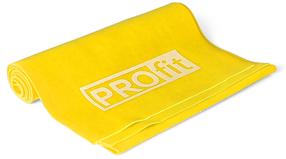 Полоса сопротивления PROfit Resistance Band Light, 120 см x 15 см x 3.5 см, желтый цв.