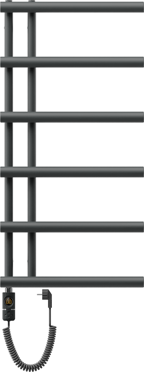 Elektrinis rankšluosčių džiovintuvas Mexen Jukon, antracito sp., 50 cm x 98.8 cm, 600 W