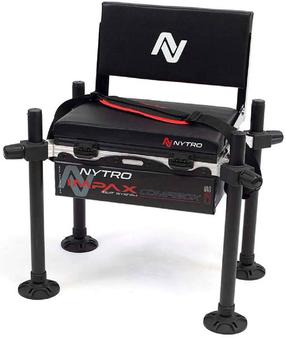 Ящик для рыбалки Nytro Impax Comfibox CB2 Backrest, черный цв.
