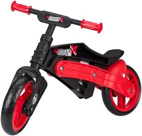 Balansinis dviratis Nijdam Rider 52LA, juoda sp./raudona sp., 9"