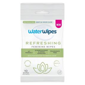 Intymios higienos servetėlės WaterWipes Refreshing, 10 vnt.