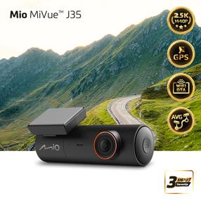 Vaizdo registratorius Mio MiVue™ J35 I 2.5K 1440P I WiFi I OTA I GPS I Speedcam