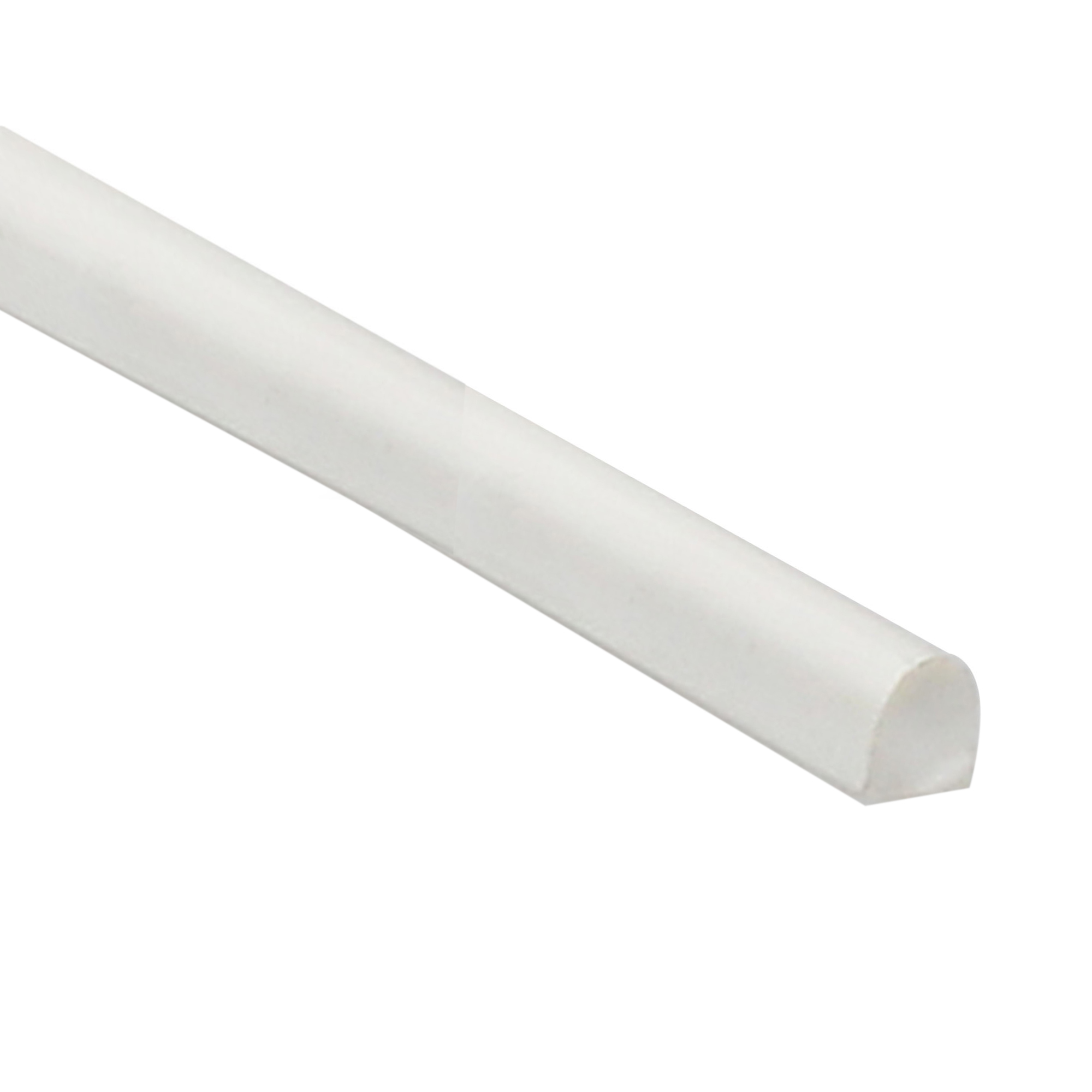 NURGAPROFIIL ÜMAR PVC VALGE 1000X14X14MM