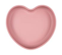 Lėkštutė Canpol Babies Suction Plate Heart, 6+ mėn., silikonas, rožinė sp.