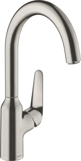Virtuvinis maišytuvas Hansgrohe Focus M42 ComfortZone 220, nerūdijančiojo plieno sp.