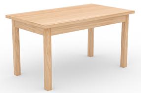 Valgomojo stalas išskleidžiamas ADRK Rodos 82, įvairių spalvų/rusva sp., 140 - 180 cm x 80 cm x 76 cm