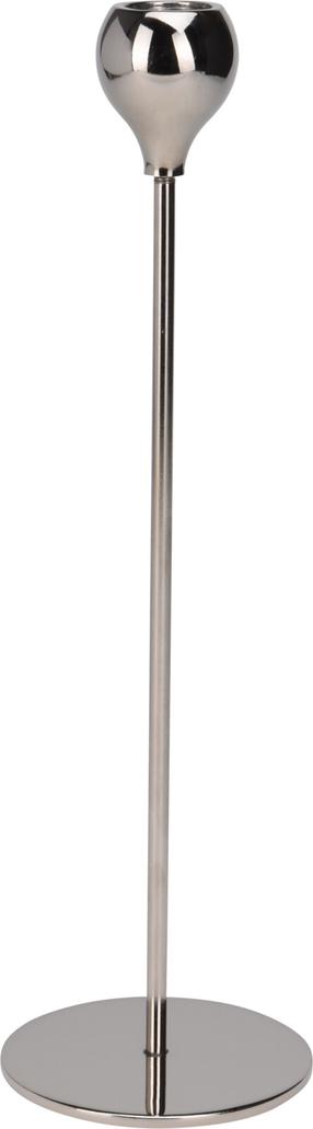 Küünlahoidja A98810540, metall, 30 cm, hõbe v.