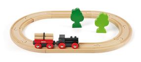  Žaislinis traukinys su bėgiais Brio Little Forest Train 33042, įvairių spalvų
