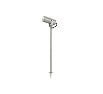 Įsmeigiamas lauko šviestuvas Eglo Riga 1, 5W, GU10, IP44, sidabro sp., 14 cm x 63 cm