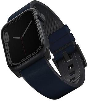 Siksniņa Uniq, Strap Straden Apple Watch 4/5/6/7/8/SE/SE2/Ultra 42/44/45mm, zila krās.