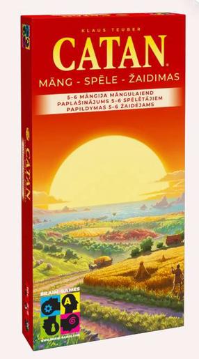 Papildinājums galda spēlei Catan Brain Games Catan Extension 5-6 Players BRG#CAT56