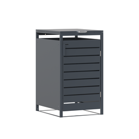 Lauko konteinerių stoginė Hatis MBB04-1A vienguba, 240 l, antracito sp.