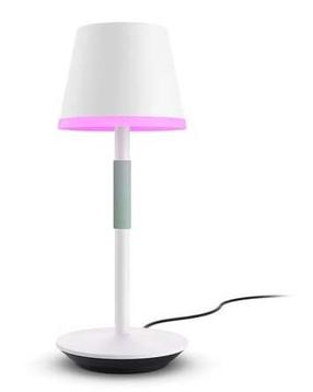 Viedais apgaismojums galda lampa Philips Hue Go, LED, 2000 - 6500 °K x 6 W, balta krās. / balta krās.