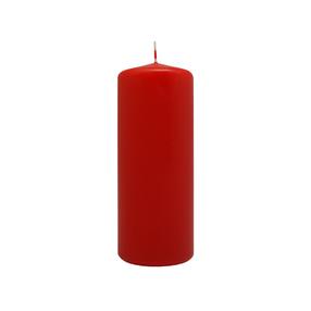 Svece, cilindriskas, 8 - 13 h, 4 gab., sarkana krās.