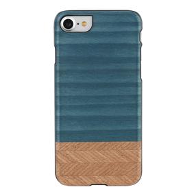 Telefoni ümbris Man&Wood Denim, must v./mitmevärviline, Apple
