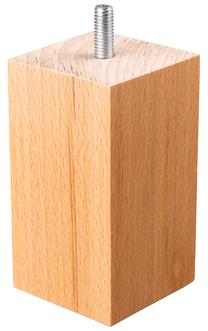 Baldų kojelė Haushalt HAH87469, 10 cm x 5.5 cm, šviesus bukas sp.