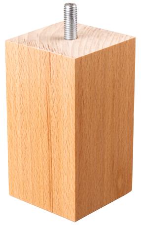 Mēbeļu kāja Haushalt HAH87469, 10 cm x 5.5 cm, gaiša dižskābarža krās.