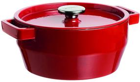 Puodas Pyrex, Ø20 cm, 2.2 l, raudona sp.