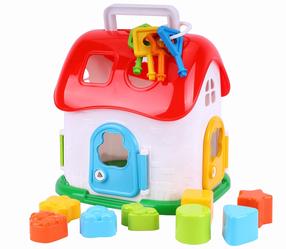 Attīstoša rotaļlieta Technok Sorter House, 21 cm, daudzkrāsaina
