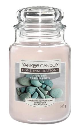 Žvakė, aromatinė Yankee Candle Home Inspiration Stony Cove, 90 - 120 h, 538 g, balta sp.