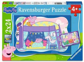 Пазл 2in1 Ravensburger Good Night, Peppa, 26 см x 18 см, 48 шт.