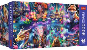 Puzle Trefl Premium Plus Colorful World, 132.5 cm x 180.5 cm, 8000 gab., daudzkrāsaina